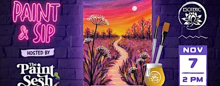 Paint & Sip Event in Cincinnati, OH – “Queens Meadow” at Esoteric Brewing