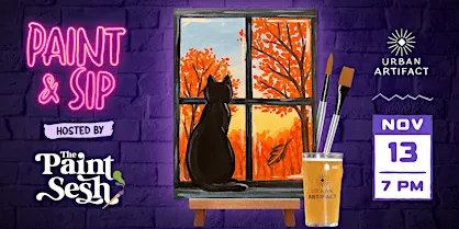Paint & Sip Event in Cincinnati, OH – “Autumn Watch” at Urban Artifact