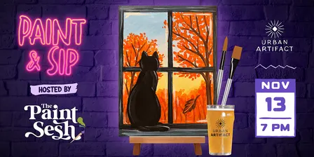 Paint & Sip Event in Cincinnati, OH – “Autumn Watch” at Urban Artifact