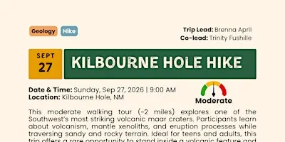 Kilbourne Hole Hike
