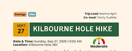 Kilbourne Hole Hike