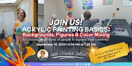 September 16 - Acrylic Painting Basics