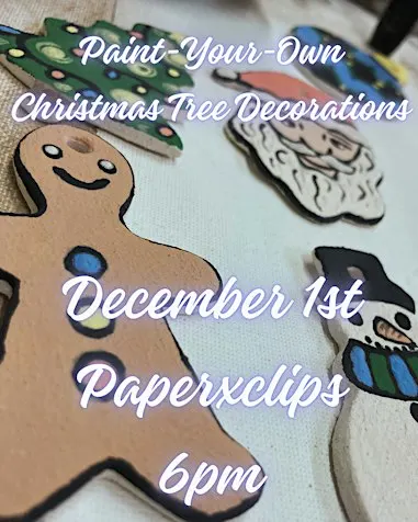 Glaze-Your-Own Christmas decorations