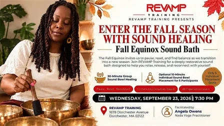 Fall Equinox Sound Bath at Revamp