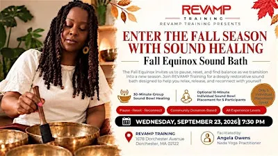 Fall Equinox Sound Bath at Revamp