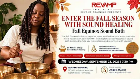 Fall Equinox Sound Bath at Revamp