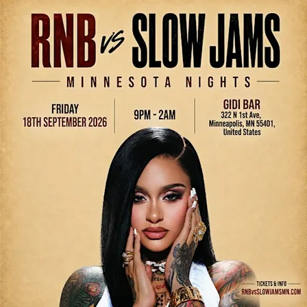 RNB vs SLOW JAMS MINNESOTA - Late Night Slow Jams & RnB Party