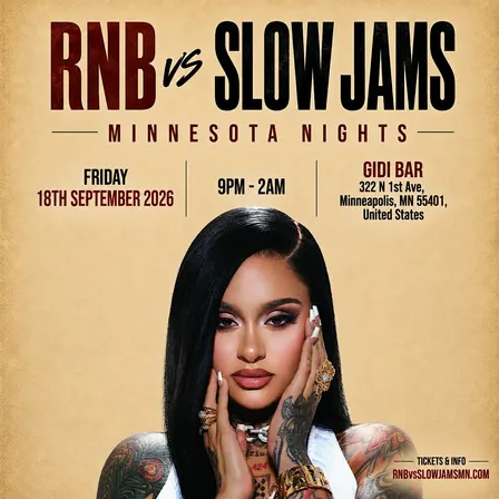 RNB vs SLOW JAMS MINNESOTA - Late Night Slow Jams & RnB Party