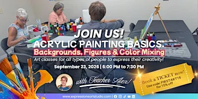 September 23 - Acrylic Painting Basics