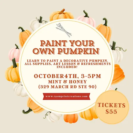 Paint Your Own Pumpkin