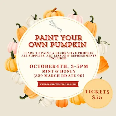 Paint Your Own Pumpkin