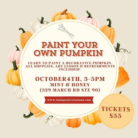 Paint Your Own Pumpkin