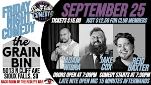 Friday Night Comedy with Adam, Jake and Reid