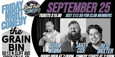 Friday Night Comedy with Adam, Jake and Reid