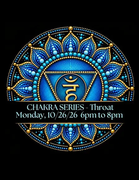 CHAKRA SERIES: Throat Chakra Mandala Paint & Wellness Class