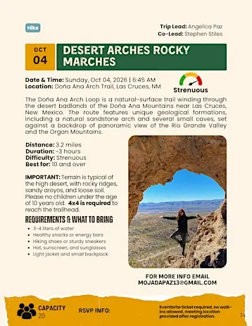 Desert Arches Rocky Marches