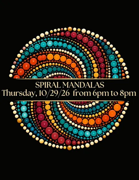 SPIRAL MANDALAS - Paint & Wellness Class