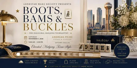 Boots, Bams & Buckles - Mahjong Tournament - Uptown Dallas