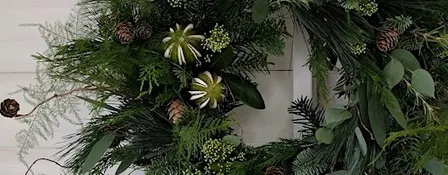 Bud & Bay Christmas Wreath Making Workshops at Square Peg