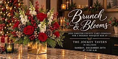 Brunch & Blooms: Holiday Bouquet Bar at The Jockey Tavern