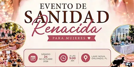 RENACIDA 2026
Una experiencia de sanidad, fe y transformación para la mujer