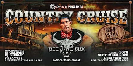 OASIS presents a Country Cruise - Saturday 26th September 2026