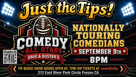 Just The Tips Comedy Show headlining Danna Kiel + Open Mic