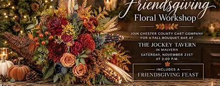 Make A Fall Floral Centerpiece at The Jockey Tavern in Malvern!