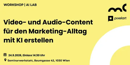 AI LAB: Video- und Audio-Content für den Marketing-Alltag mit KI erstellen