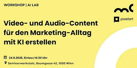 AI LAB: Video- und Audio-Content für den Marketing-Alltag mit KI erstellen