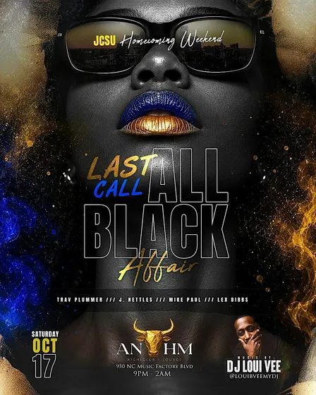 Last Call: JCSU All Black Affair
