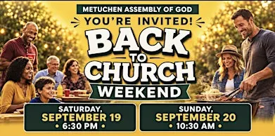 Back to Church Weekend: Worship, Fellowship & Family Fun