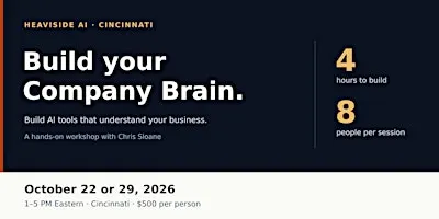 Build Your Company Brain: Cincinnati AI Workshop
