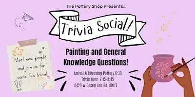 Trivia Social at The Pottery Shop (DI & Durango)