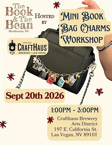Mini Book Bag Charms Workshop