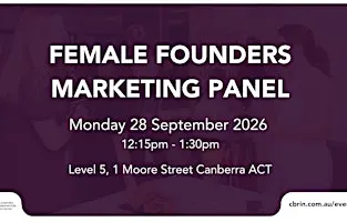 Female Founders Marketing Panel