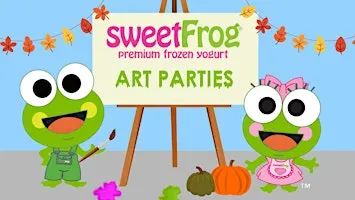 October's Finger-Paint Party at sweetFrog Germantown