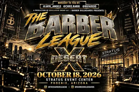 THE BARBER LEAGUE x DESERT X