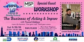 SoFlo Loco Improv Fest Class: The Business of Acting & Improv
