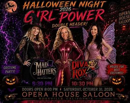 Halloween Bash With: The Mad Hatters & Diva Rocks