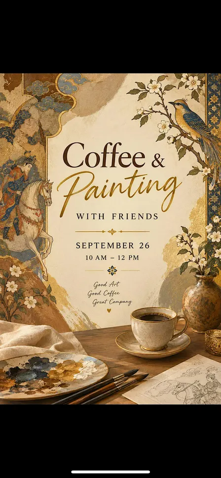 Coffee and painting