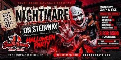 NIGHTMARE ON STEINWAY HALLOWEEN PARTY