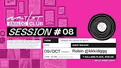 ART/ST Analog Club - Session #08 (Songs You Grew Up With)
