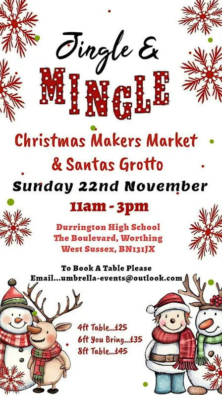 Jingle & Mingle Christmas Makers Market & Santas Grotto