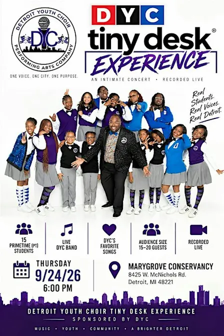 Detroit Youth Choir presents.. The Tiny Desk Experience Live