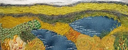 Lancashire Community Craft Project Needle Felting & Hand Stitching Session