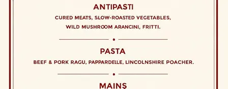 Italian Supper Club