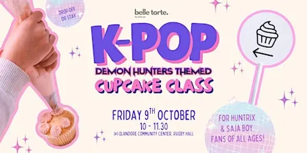 K-Pop Demon Hunters Cupcake Decorating Class ✨