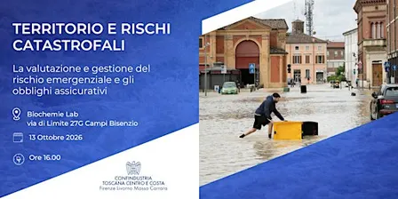 Territorio e rischi catastrofali