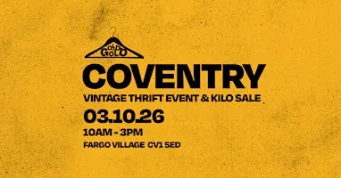 3rd October - Coventry's BEST Vintage Thrift Event & Kilo Sale